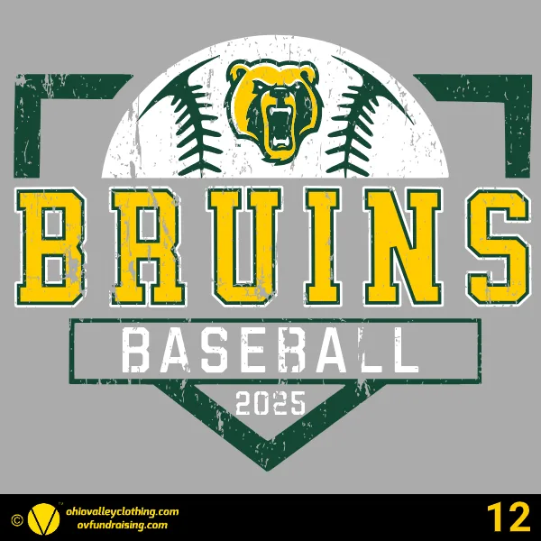 Brooke Middle School Baseball 2025 Design 12