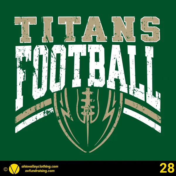 Toronto Titans Youth Football & Cheer 2026 Design 28