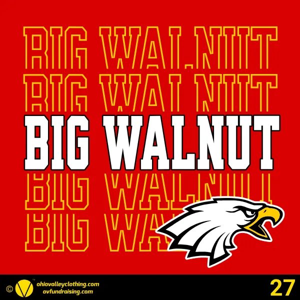 Big Walnut High School Swim Team 2026 Design 27