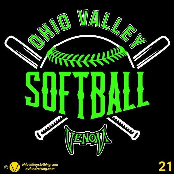 Ohio Valley Venom Softball 2024-2025 Design 21