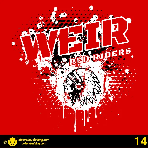 Weir Middle Cheer Parent Group 2025 Design 14