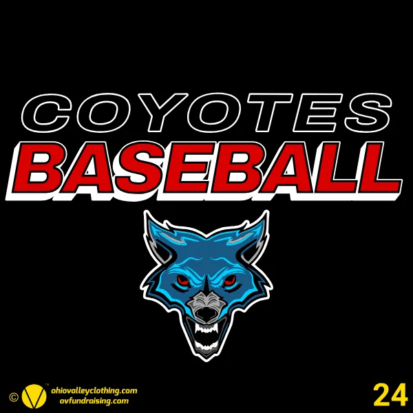 SV Coyotes Baseball Club Fall 2024 Design 24