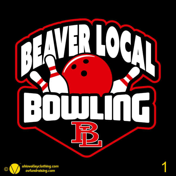Beaver Local Bowling 2023-24 Fundraising Sample Designs