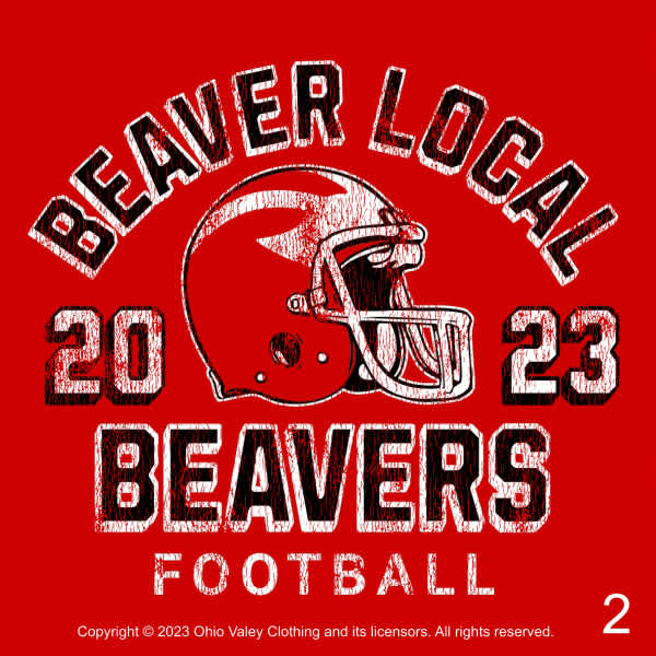 Beaver Local Football 2023 Fundraising Sample Designs Beaver Local Football 2023 Designs Page 02