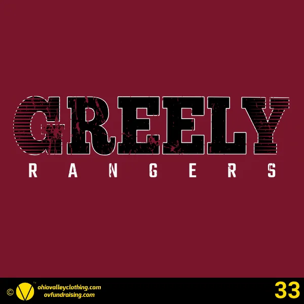 Greely Rangers Football 2026 Design 33