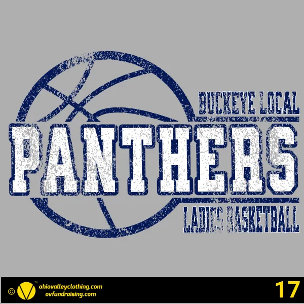 Buckeye Local Lady Panthers Basketball 2024 Design 17