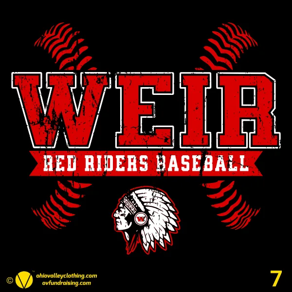 Weir Middle School Baseball 2026 Design 07