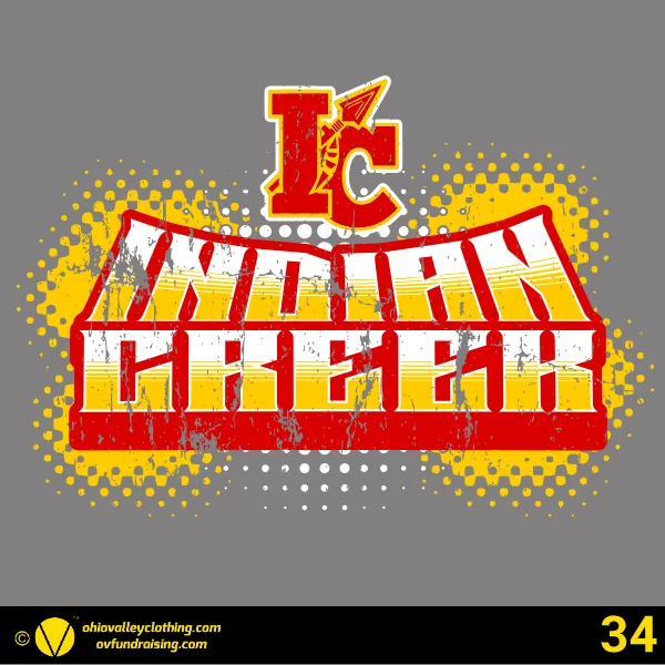 Indian Creek High School Cheerleaders 2025 Design 34