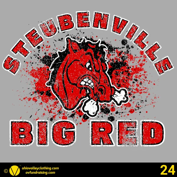 Steubenville Big Red Wrestling 2024-2025 Design 24