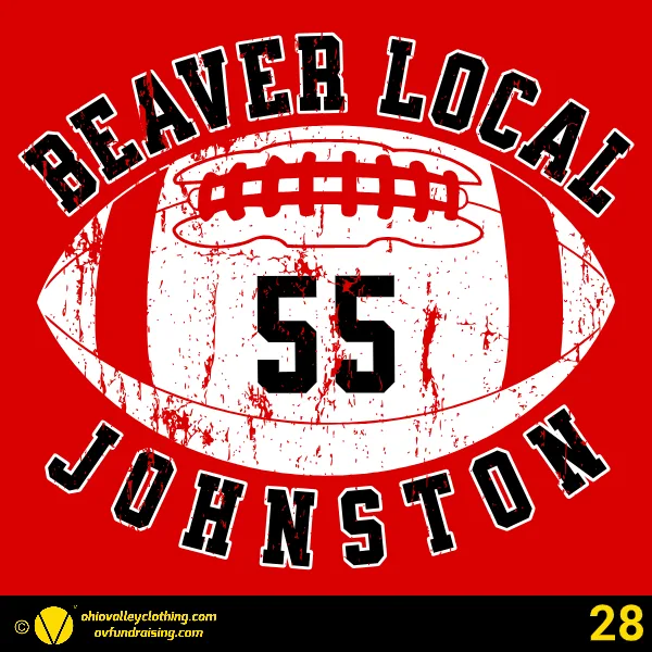 Beaver Local Touchdown Club 2025 Design 28