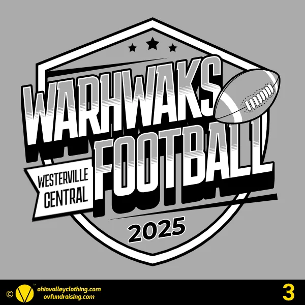Westerville Central Spring Football 2025 Design 03