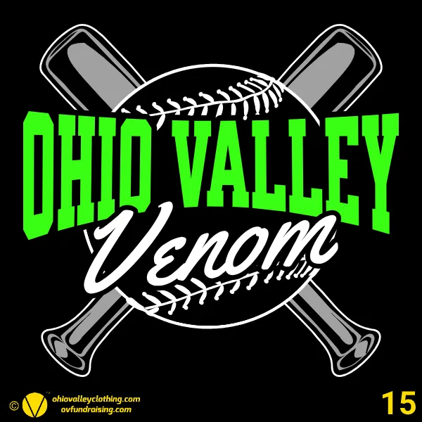 Ohio Valley Venom Softball 2024-2025 Design 15