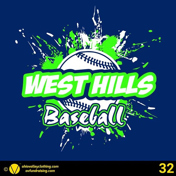 West Hills Baseball 2024 Design 32