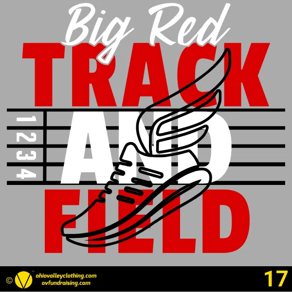 Steubenville Big Red Track 2026 Design 17