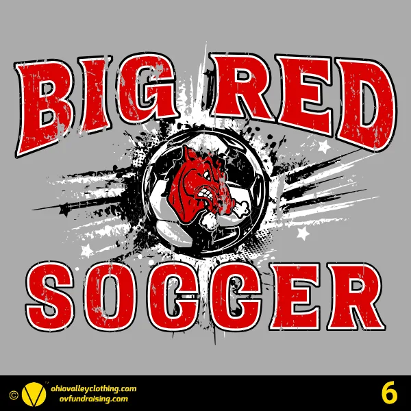 Steubenville Big Red Boys Soccer 2025 Design 06