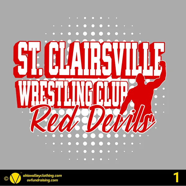 St. Clairsville Wrestling Club 2024-2025 Design 01