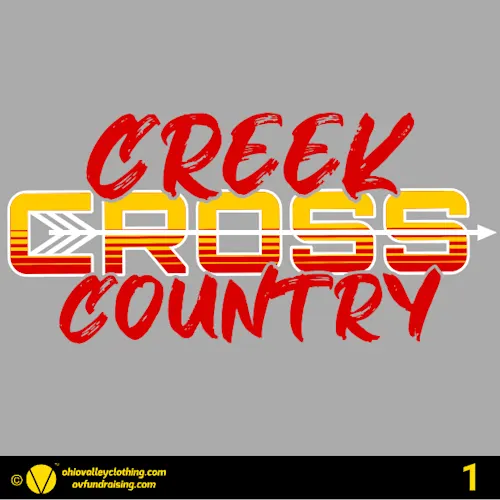 Indian Creek Cross Country 2026 Fundraising Sample Designs