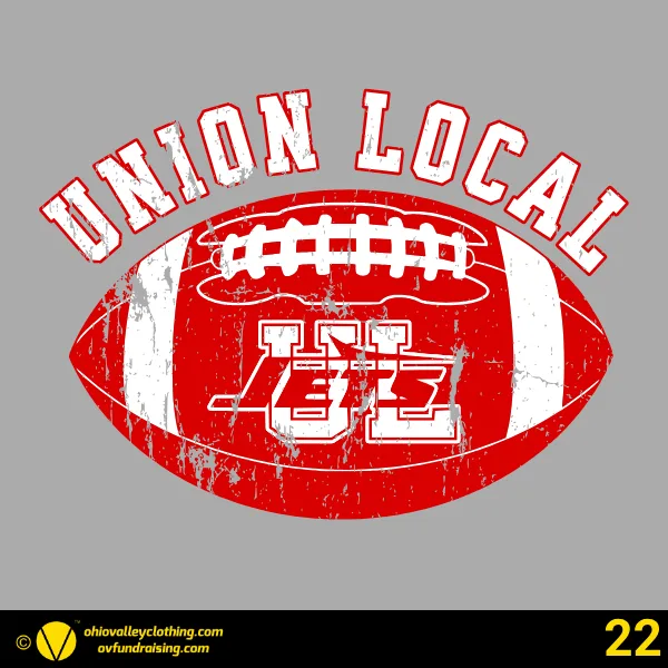 Union Local Little Jets Football 2026 Design 22