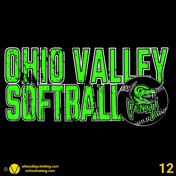 Ohio Valley Venom Softball 2024-2025 Design 12