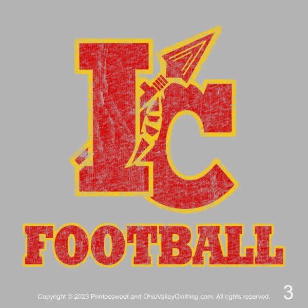 Indian Creek Boosters 2023 Sample Designs for Night at the Races and Locker Indian Creek Boosters 2023 Football Designs Page 03