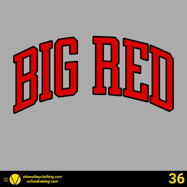 Steubenville Big Red Track 2026 Design 36