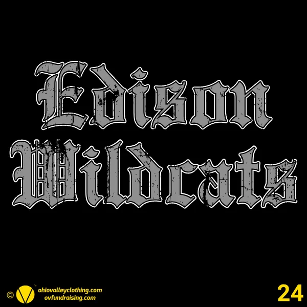 Edison Jr Wildcats Football 2026 Design 24