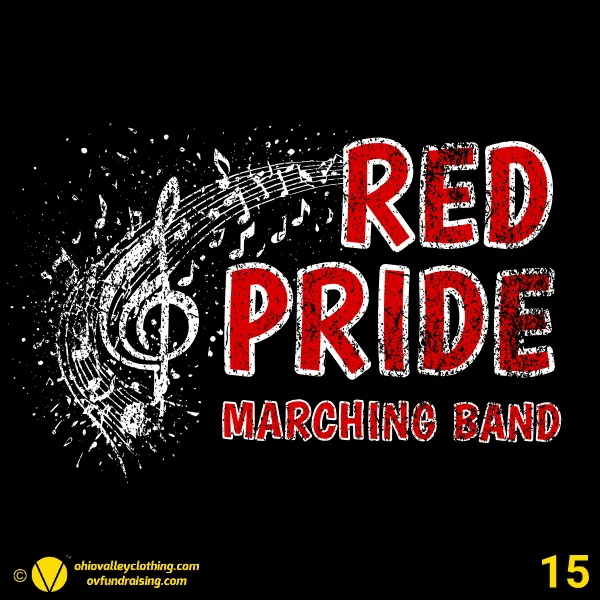 Beaver Local Red Pride Band Boosters 2024 Design 15