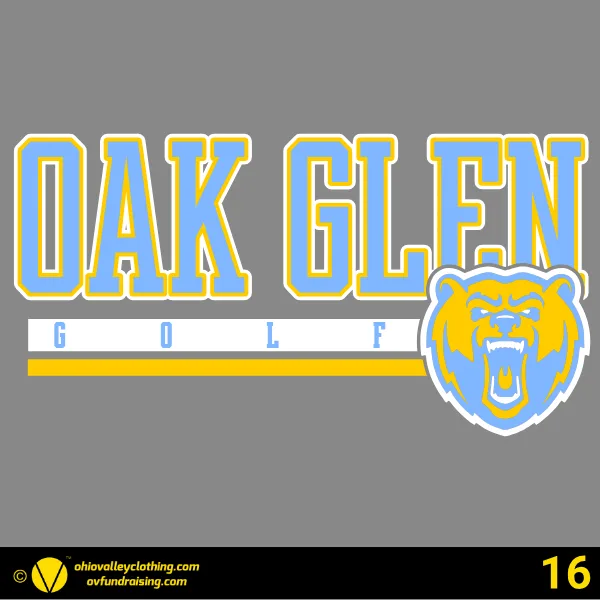 Oak Glen High School Golf 2026 Design 16