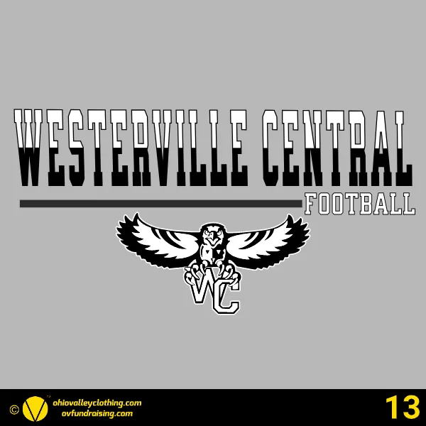 Westerville Central Football 2024 Design 13
