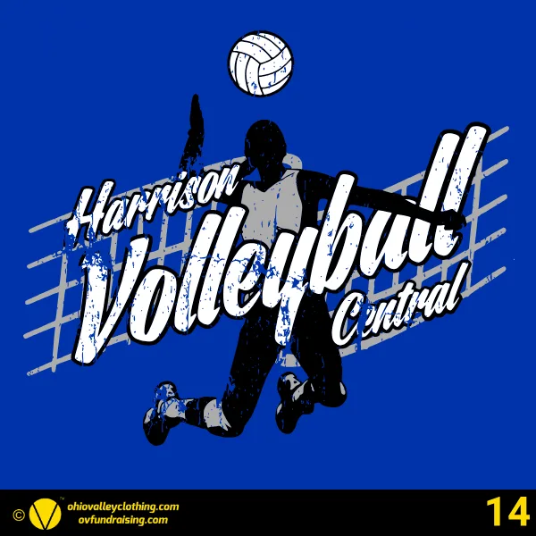 Harrison Central Volleyball Parents Club 2026 Design 14