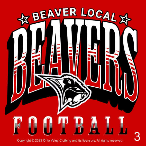 Beaver Local Football 2023 Fundraising Sample Designs Beaver Local Football 2023 Designs Page 03