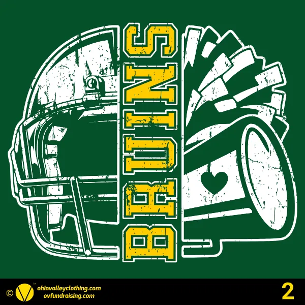 Brooke Bruin Youth Football & Cheer 2025 Design 02
