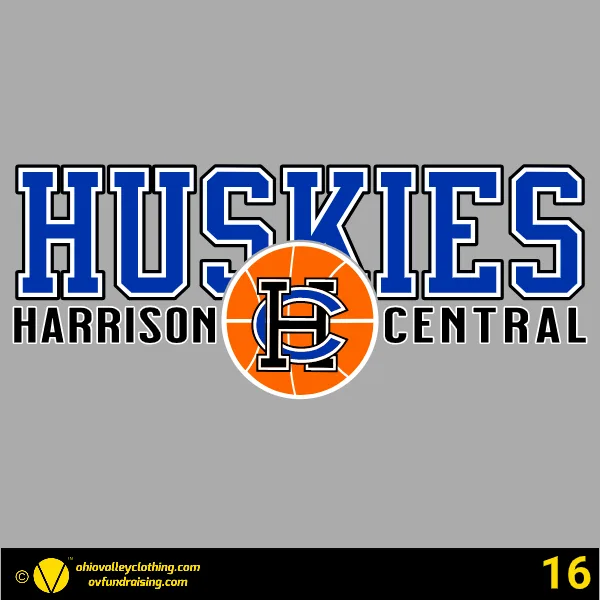 Harrison Central Girls Basketball 2025-26 Design 16