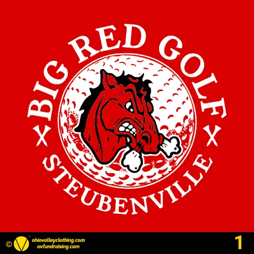 Steubenville Big Red Golf 2026 Fundraising Sample Designs