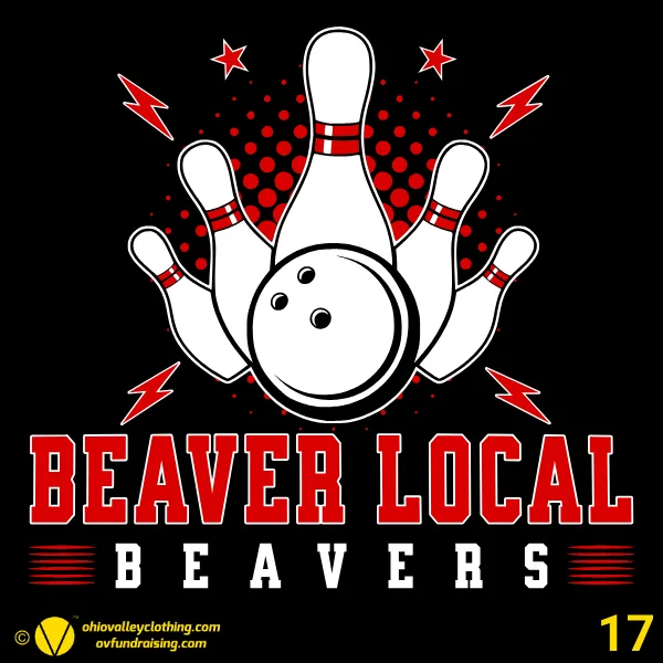 Beaver Local Bowling 2024 Design 17
