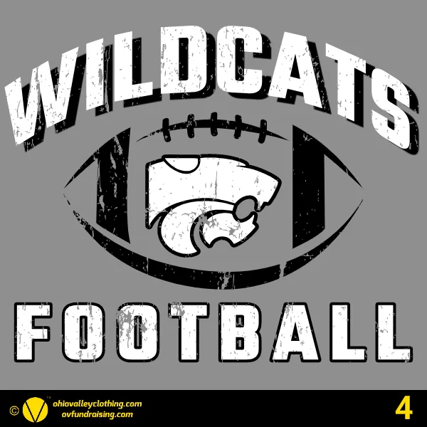 Edison Jr. Wildcats Football 2025 Design 04