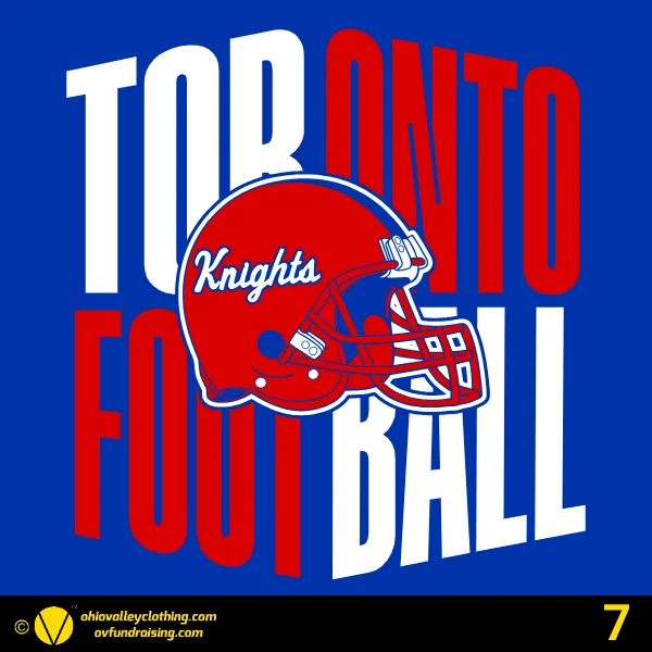 Toronto High School Football 2025 Design 07