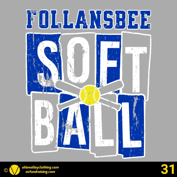 Follansbee Baseball & Softball Association 2025 Design 31