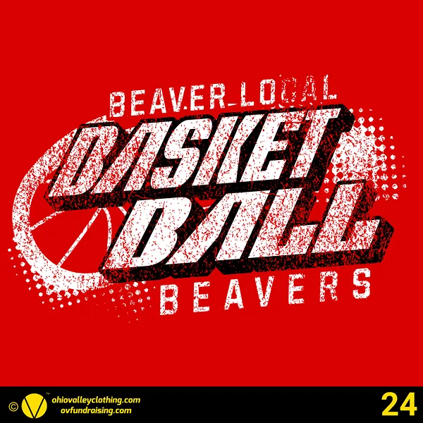 Beaver Local Boys Basketball 2024-2025 Design 24