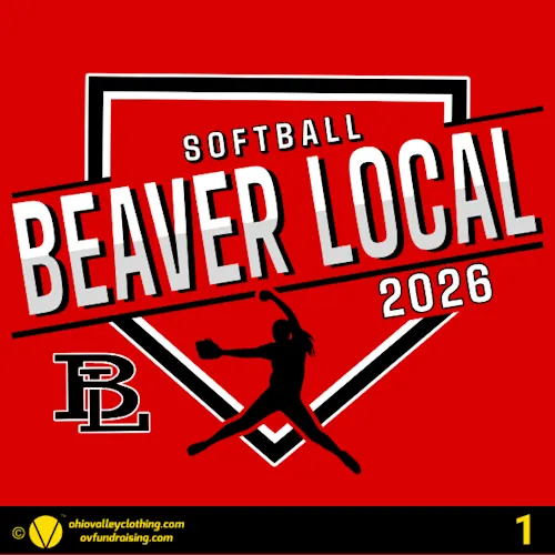 Beaver Local Softball Banquet Shirts 2026 Sample Designs