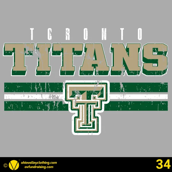 Toronto Titans Youth Football & Cheer 2026 Design 34