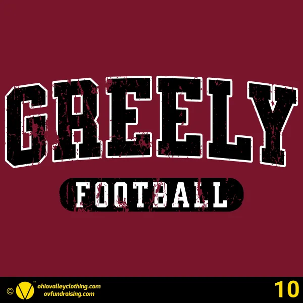 Greely Rangers Football 2026 Design 10