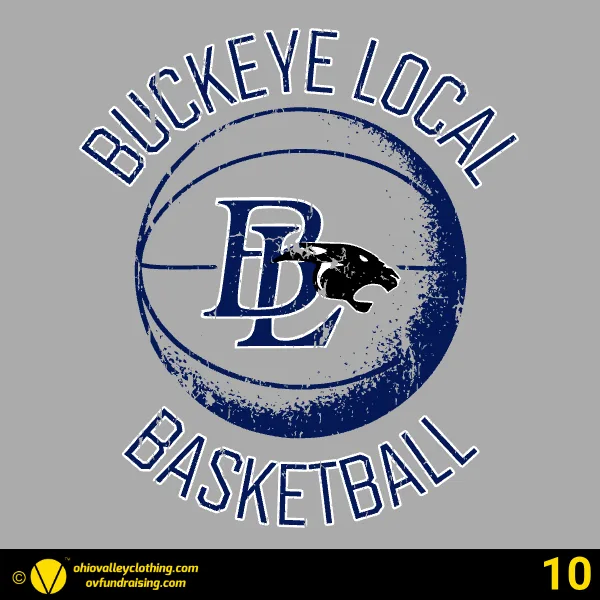 Buckeye Local Junior Panthers Basketball 2026 Design 10