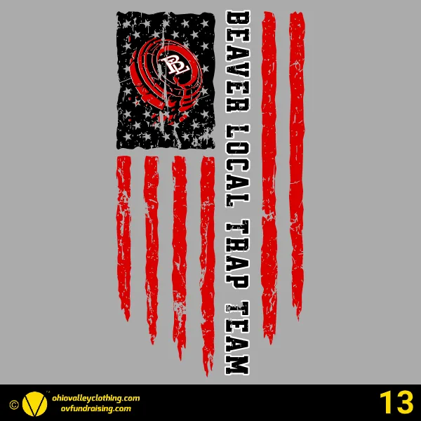 Beaver Local Trap Team 2025 Design 13