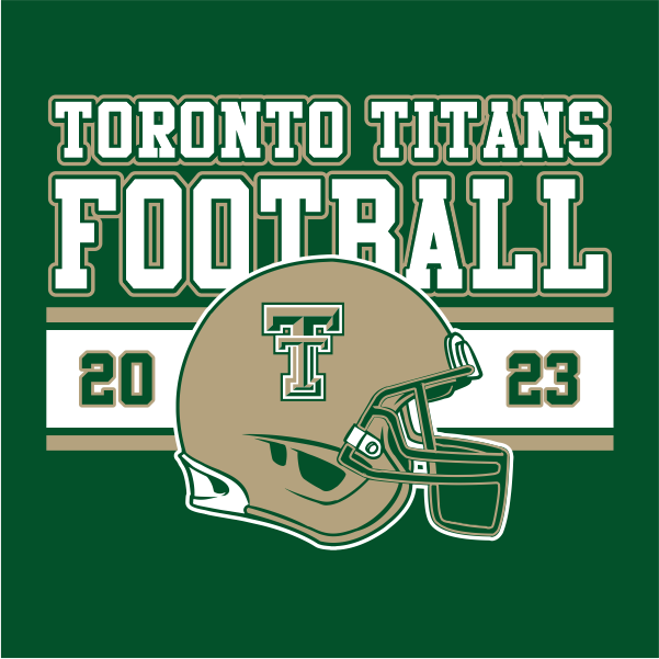 Toronto Titans Youth Football 2023 logo