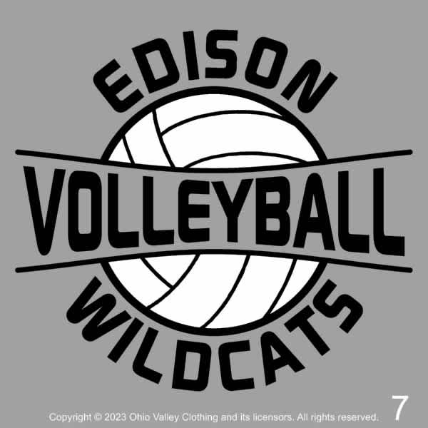 Edison Wildcats Volleyball 2023 Fundraising Sample Designs Edison Volleyball Volleyball Designs 2023 Page 07