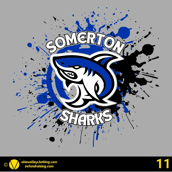Somerton Sharks Swim Team 2025 Design 11