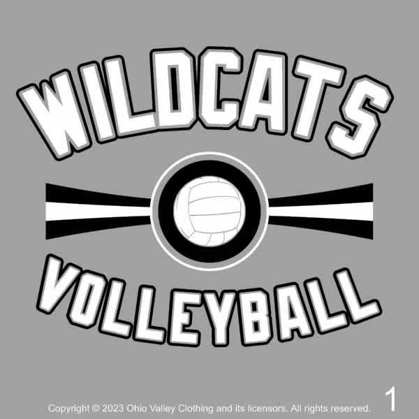 Edison Wildcats Volleyball 2023 Fundraising Sample Designs