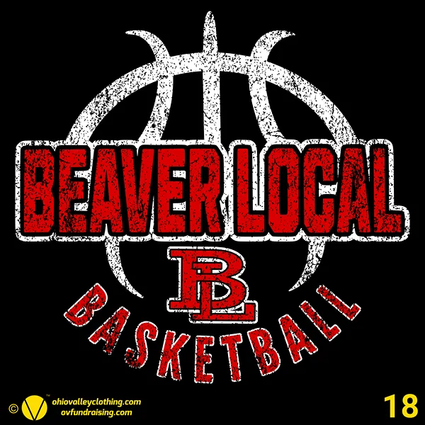 Beaver Local Boys Basketball 2024-2025 Design 18