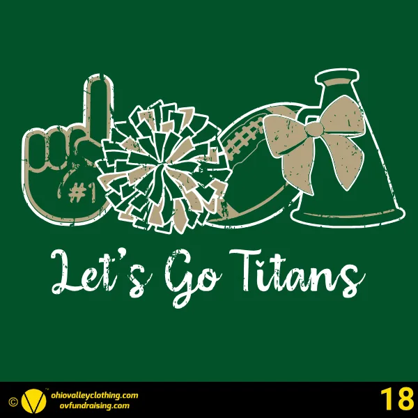 Toronto Titans Youth Football & Cheer 2026 Design 18
